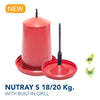 MANGIATOIA IN PLASTICA NUTRAY DA 18 A 20 KG.